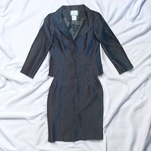 Vintage Guy Laroche Set Blazer Jacket Mini Skirt Set